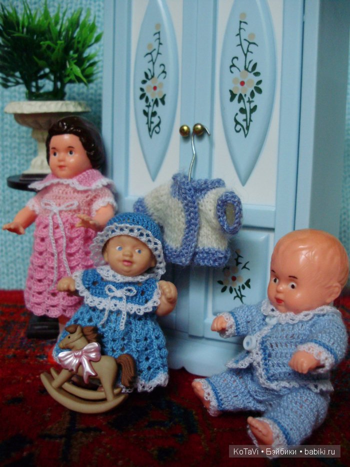 Миниатюрное вязание для кукол