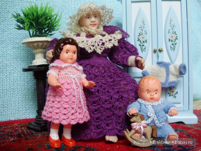 Миниатюрное вязание для кукол