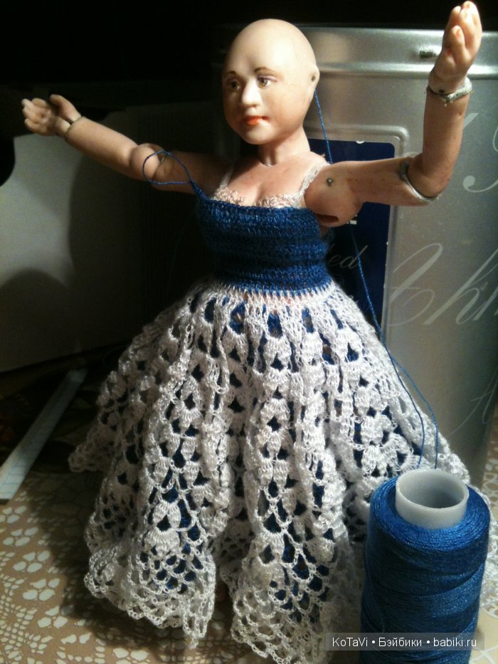 Миниатюрное вязание, "размер XXL"