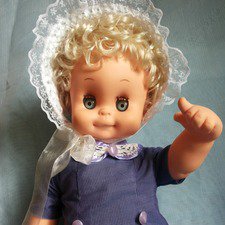 2 Итальянская, редкая, винтажная куколка Petula, Ratti. 38 см