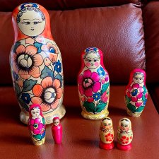 Матрёшки СССР . 7 штук.