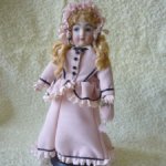 Кукла фарфоровая коллекционная, реплика BRU