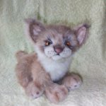 Котенок игрушка авторская