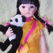 Кукла фарфоровая Paulinette Паулины Якобсен