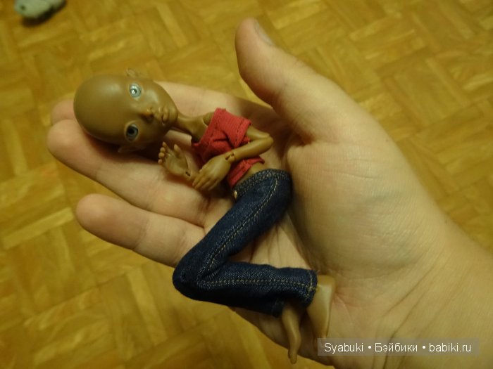 AmiGaTa Cuatra свернулась в ладошке