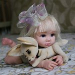 Авторская куколка "в процессе" Анабель