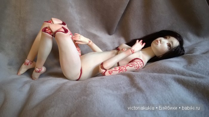 Моя первая шарнирная авторская кукла Лун (фото 6)