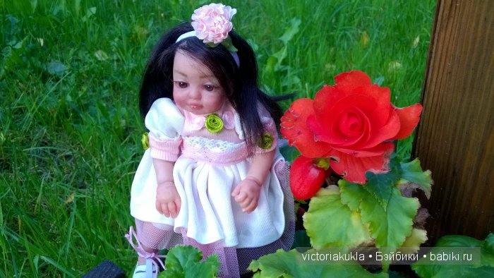 Всем привет! Знакомьтесь моя новая авторская куколка Аня 17 см (фото 7)