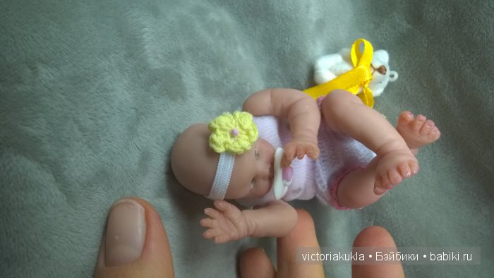 Всем привет! Моя новая малышка "Зайка Ми" 11 см и немного об авторской куколке на выставку (фото 7)