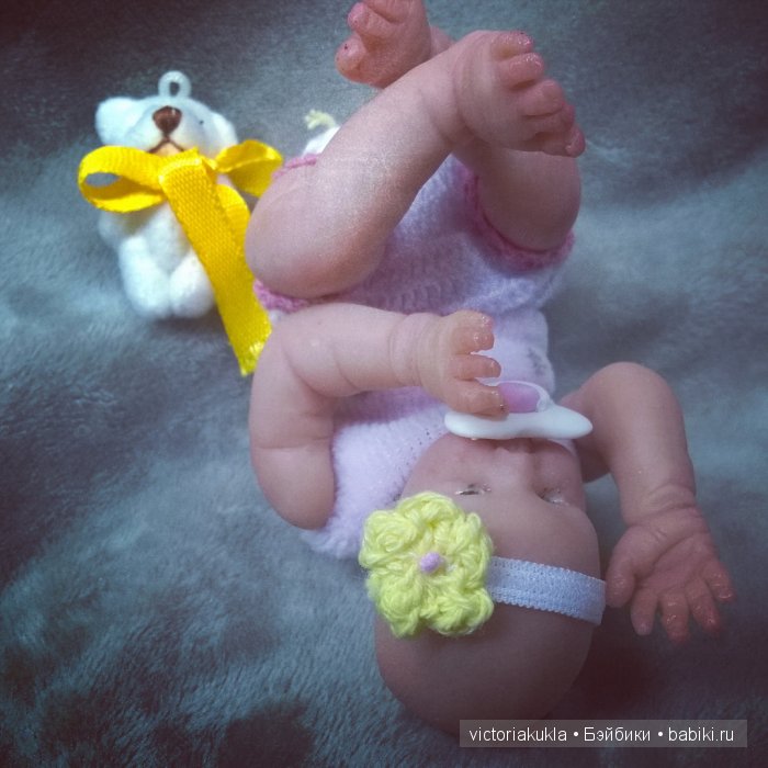 Всем привет! Моя новая малышка "Зайка Ми" 11 см и немного об авторской куколке на выставку (фото 3)
