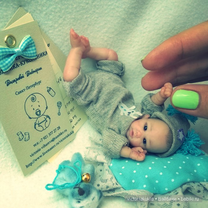 Авторская кукла Киф 12 см.V/Vihareva-Pechenkina