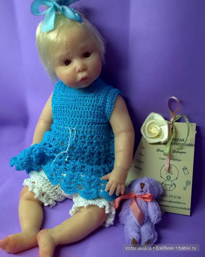 Моя первая, силиконовая авторская кукла Венди 28 см .V/Vihareva-Pechenkina (фото 9)