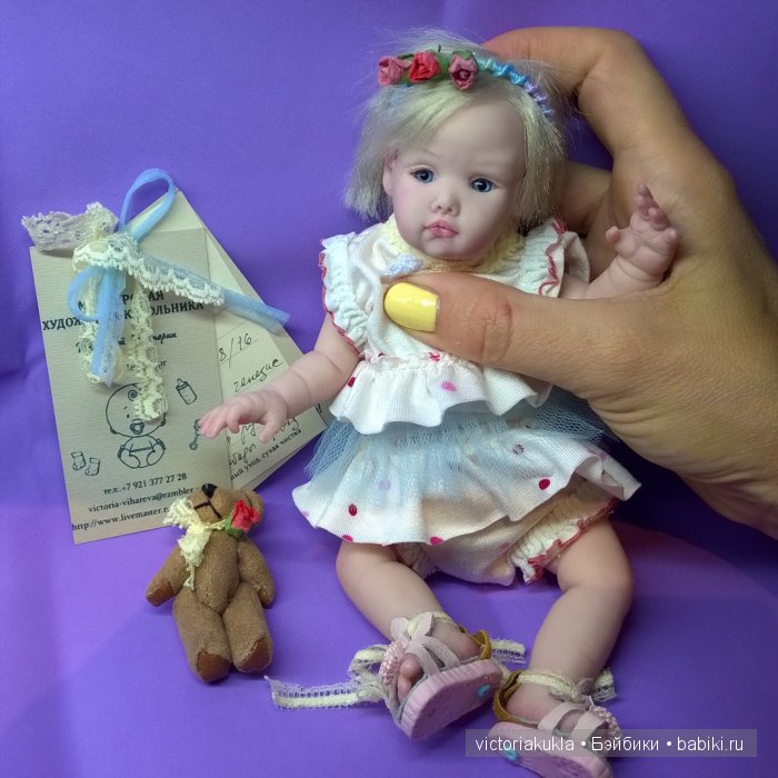 ООАК "Натали" 22 см.V/Vihareva- Pechenkina (фото 8)