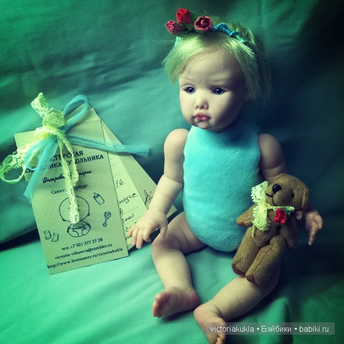 ООАК "Натали" 22 см.V/Vihareva- Pechenkina (фото 9)