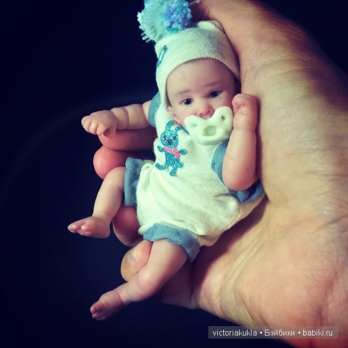 Авторские куклы "Двойня" 12 см by V/Vihareva-Pechenkina