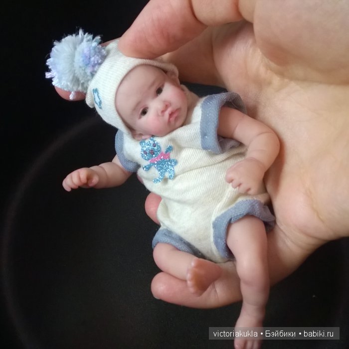 Авторские куклы "Двойня" 12 см by V/Vihareva-Pechenkina