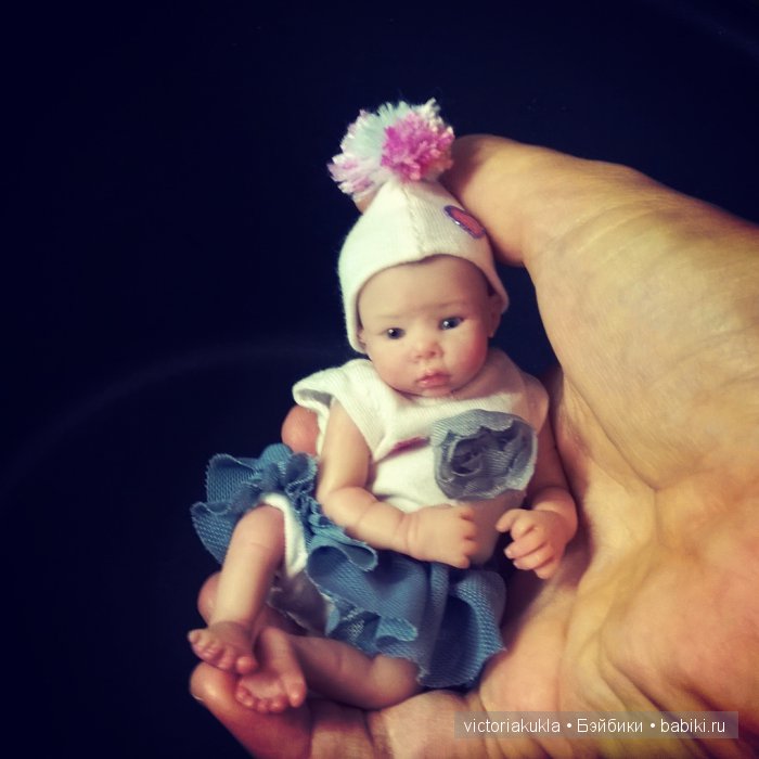 Авторские куклы "Двойня" 12 см by V/Vihareva-Pechenkina