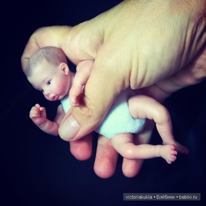 Авторские куклы "Двойня" 12 см by V/Vihareva-Pechenkina (фото 9)