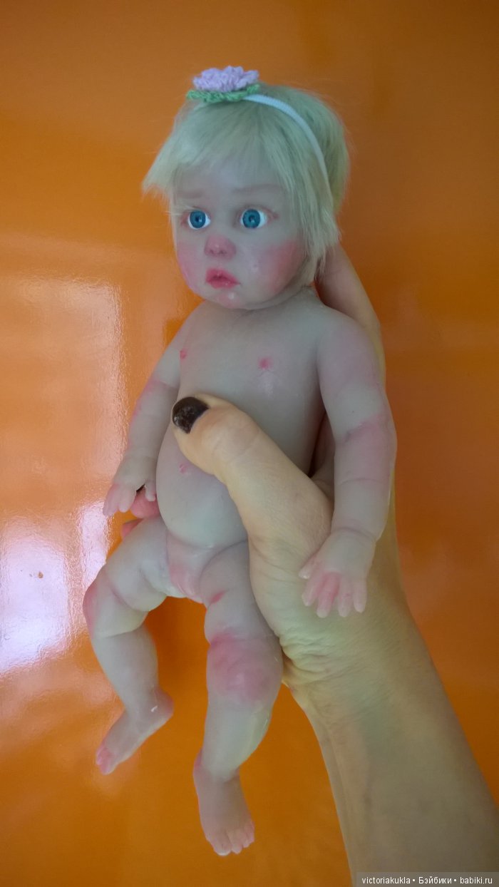 Силиконовая куклаl albino "Sheloh"by V.Vihareva-Pechenkina (фото 9)