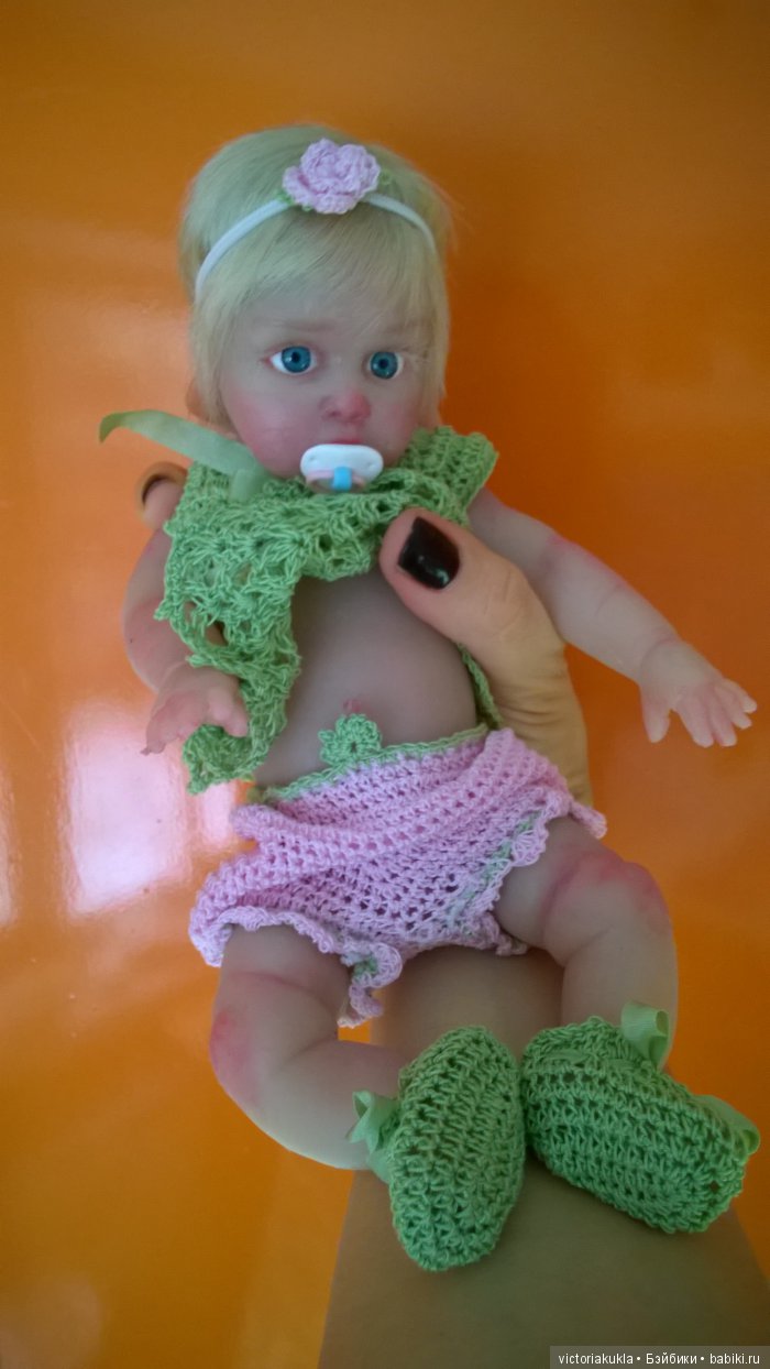 Силиконовая куклаl albino "Sheloh"by V.Vihareva-Pechenkina (фото 7)