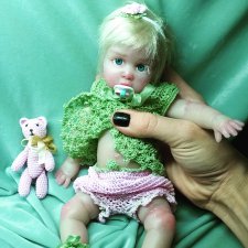 Силиконовая куклаl albino "Sheloh"by V.Vihareva-Pechenkina