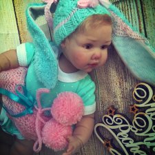 Silicone baby doll by V.Vihareva-Pechenkina