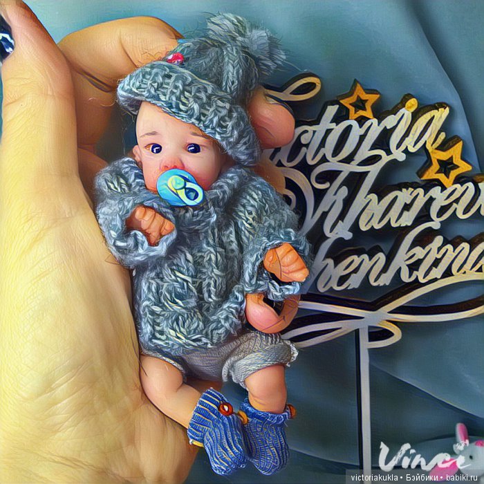 Twins OOAK by V.Vihareva-Pechenkina. Мини куклы ручной работы