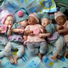 Infants of polyurethane 5 in by Victoria Vihareva-Pechenkina