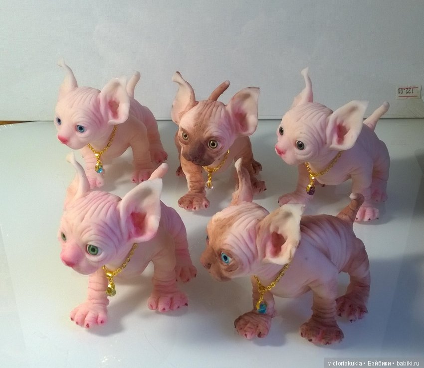 Silicone kittens by Victoria Vihareva-Pechenkina