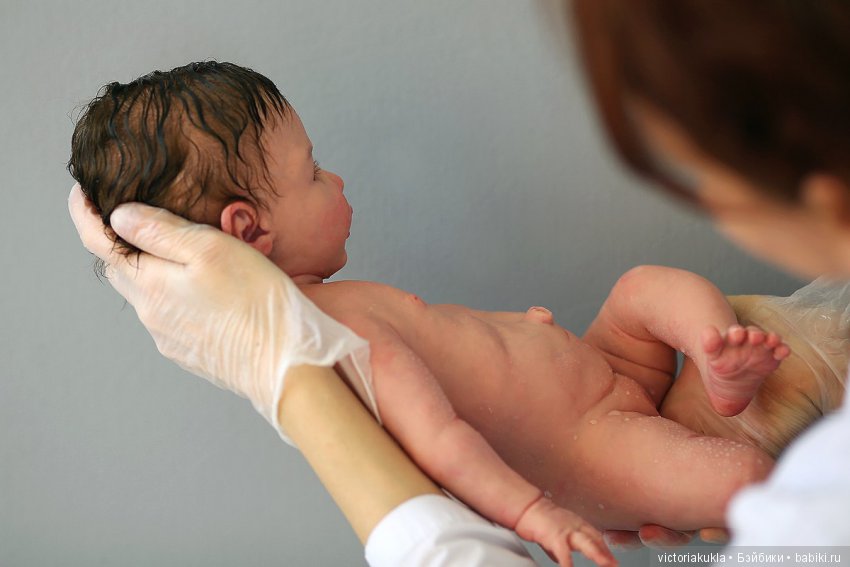 Silicone baby doll 51cm by Victoria Vihareva-Pechenkina (фото 4)