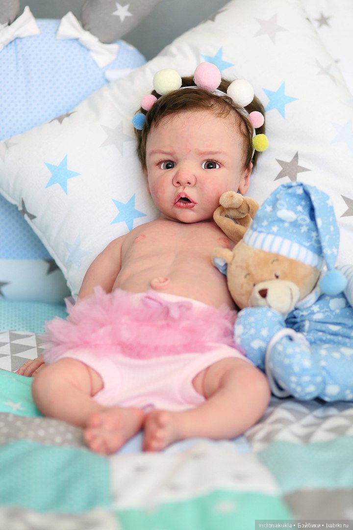 Silicone baby doll 51cm by Victoria Vihareva-Pechenkina (фото 9)