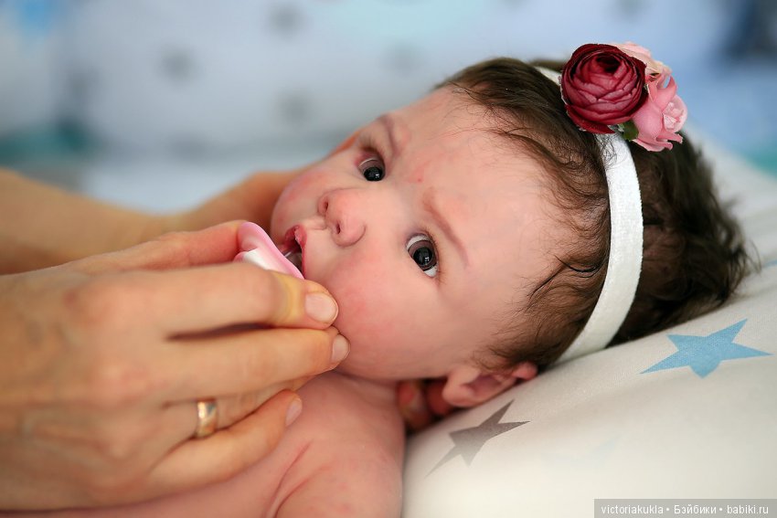 Silicone baby doll 51cm by Victoria Vihareva-Pechenkina