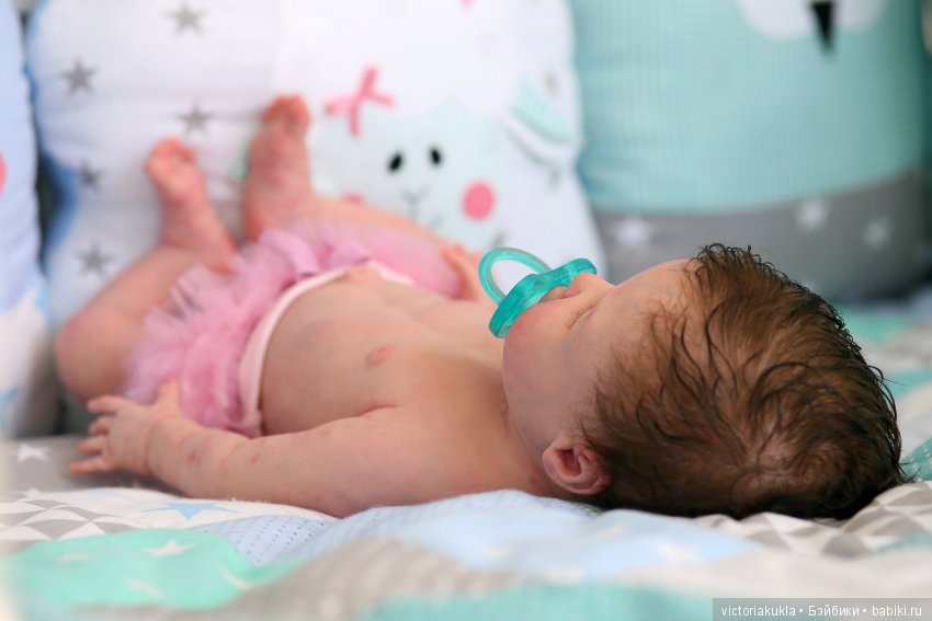 Silicone baby doll 51cm by Victoria Vihareva-Pechenkina (фото 6)