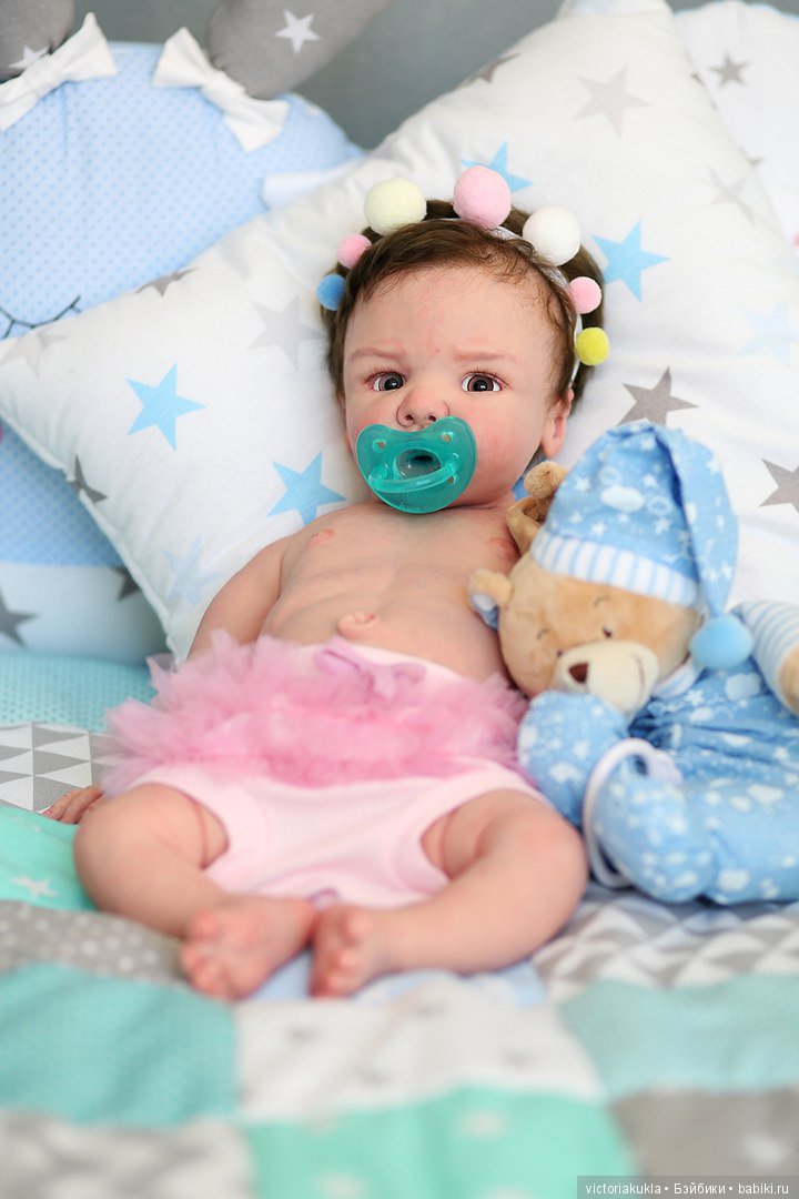 Silicone baby doll 51cm by Victoria Vihareva-Pechenkina