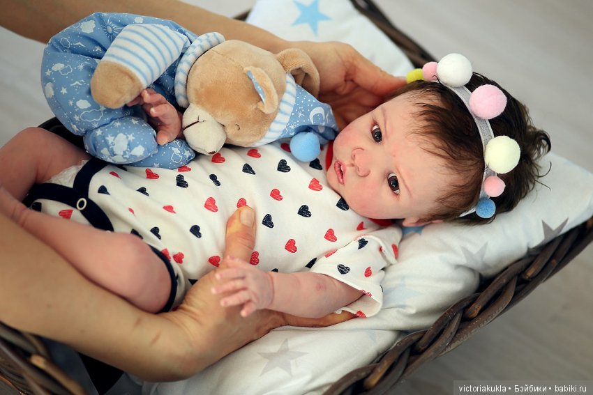 Silicone baby doll 51cm by Victoria Vihareva-Pechenkina