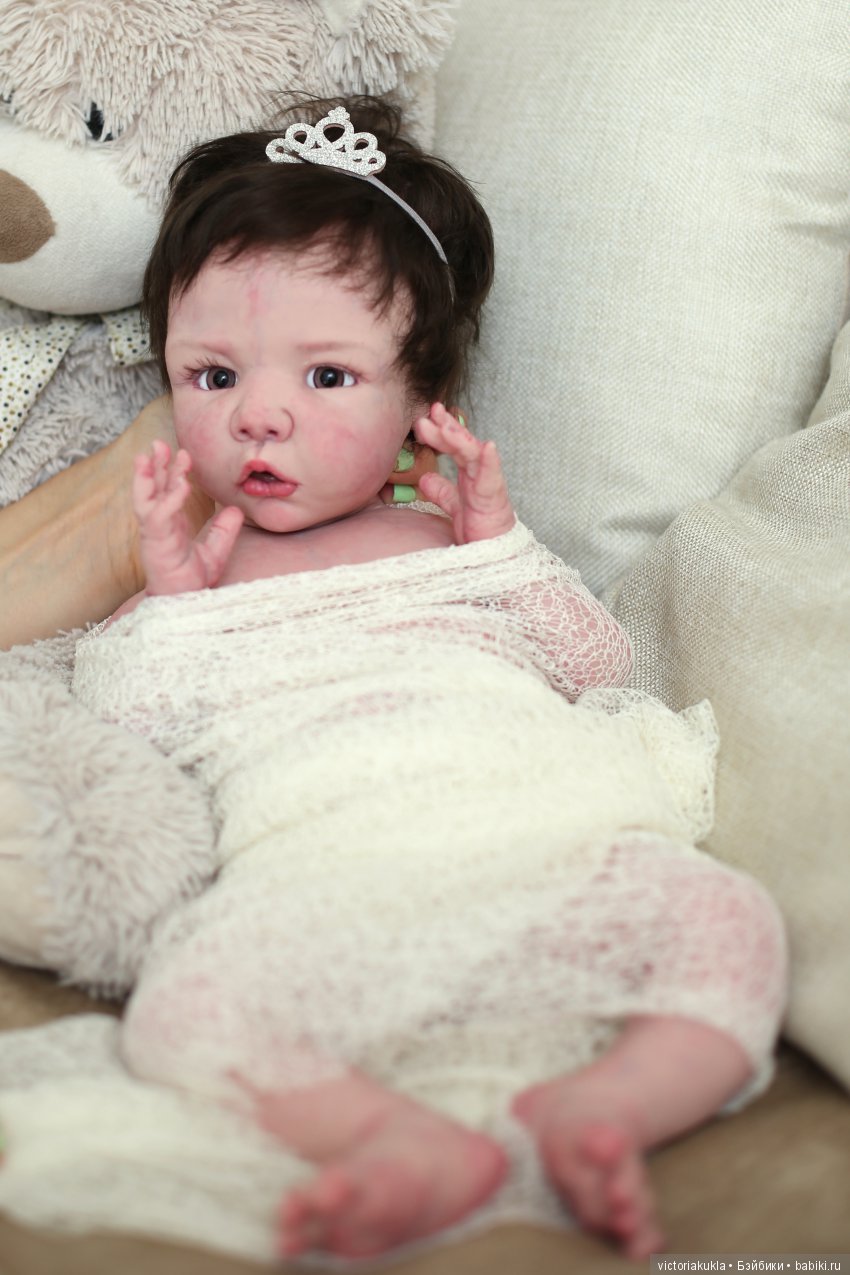 Silicone baby doll by Victoria Vihareva-Pechenkina