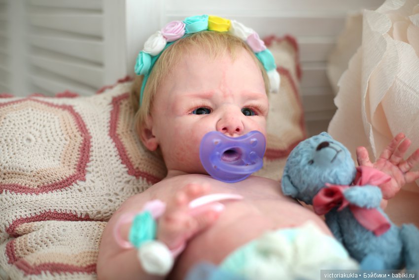 Silicone baby doll by Victoria Vihareva-Pechenkina