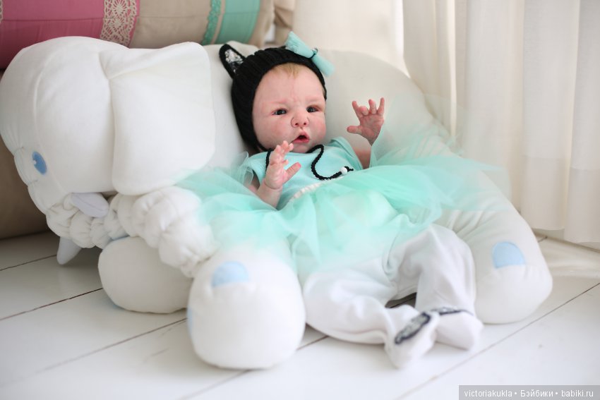 Silicone baby doll by Victoria Vihareva-Pechenkina