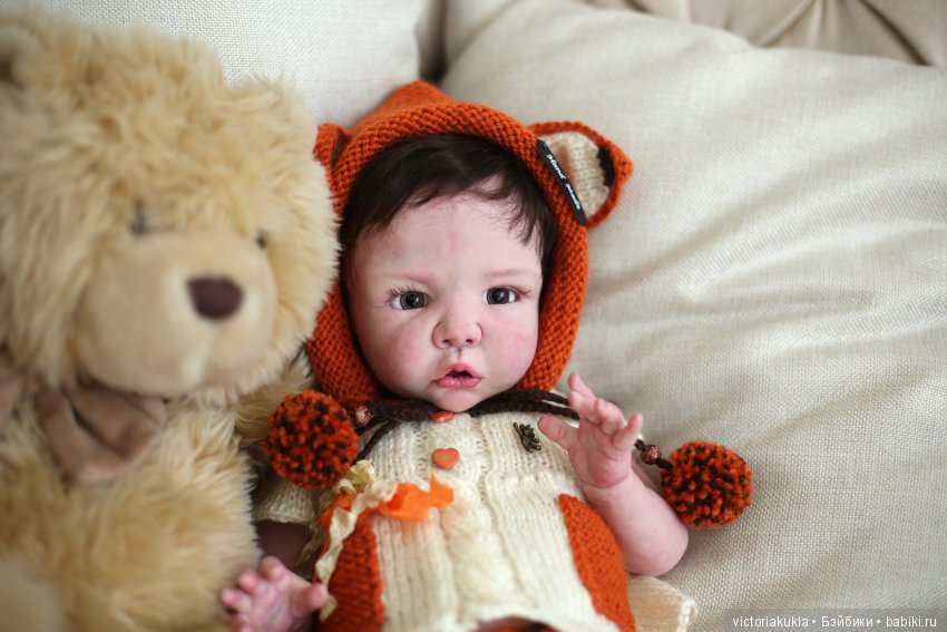 Silicone baby doll by Victoria Vihareva-Pechenkina