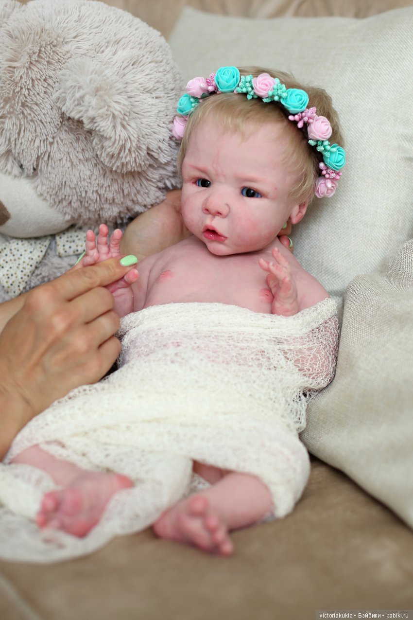 Silicone baby doll by Victoria Vihareva-Pechenkina