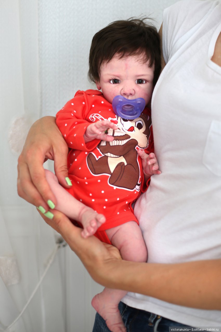 Silicone baby doll by Victoria Vihareva-Pechenkina