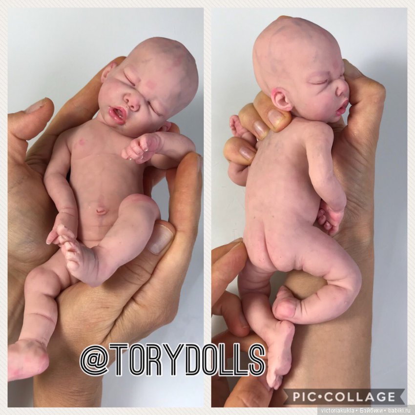 Silicone baby doll by Victoria Vihareva -Pechenkina