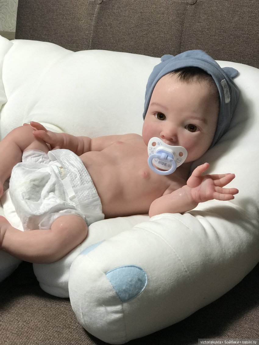 Silicone baby boy 55 cm by Victoria Vihareva-Pechenkina (фото 7)