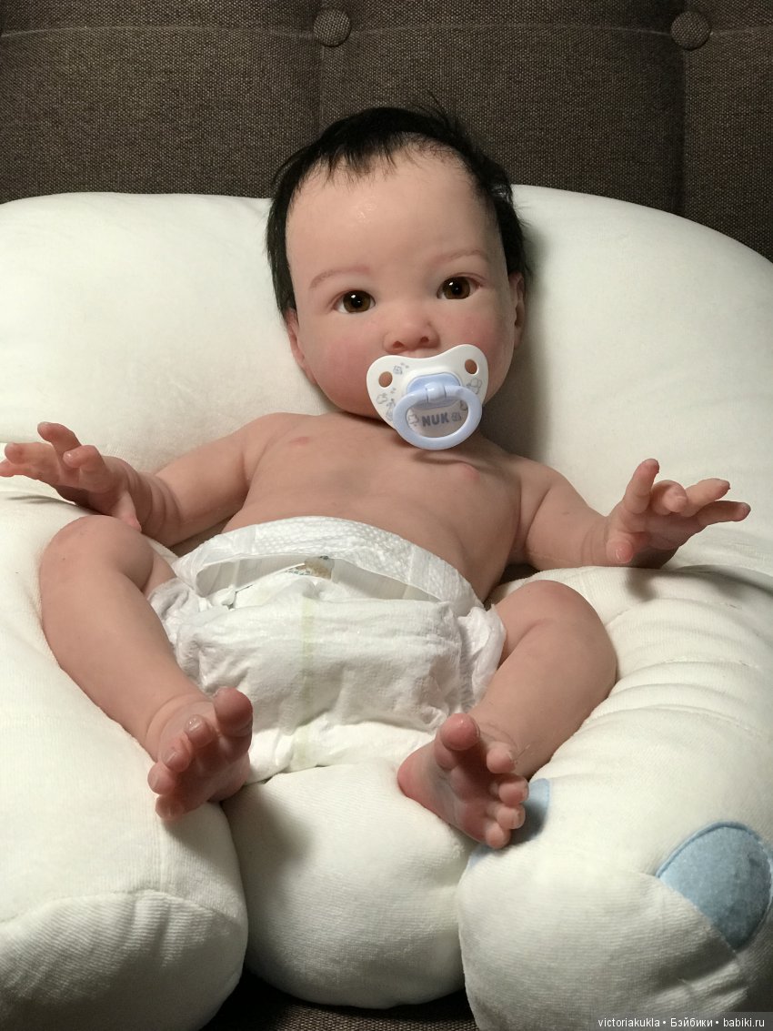 Silicone baby boy 55 cm by Victoria Vihareva-Pechenkina (фото 5)