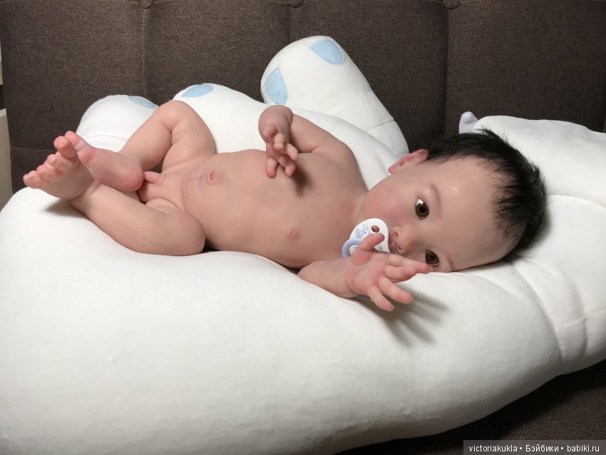 Silicone baby boy 55 cm by Victoria Vihareva-Pechenkina (фото 3)