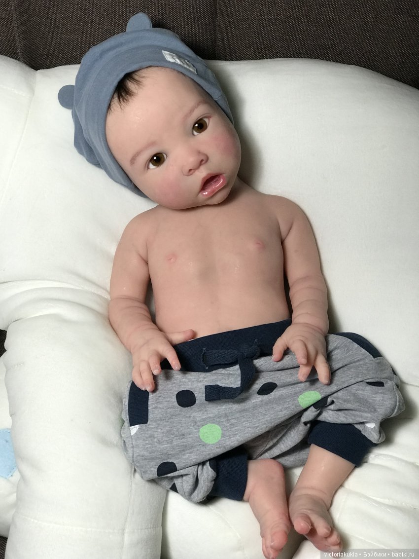 Silicone baby boy 55 cm by Victoria Vihareva-Pechenkina (фото 9)