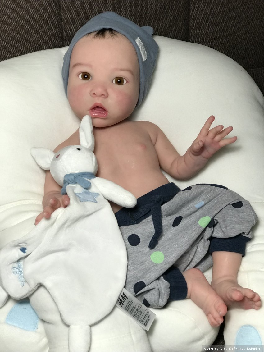 Silicone baby boy 55 cm by Victoria Vihareva-Pechenkina (фото 10)