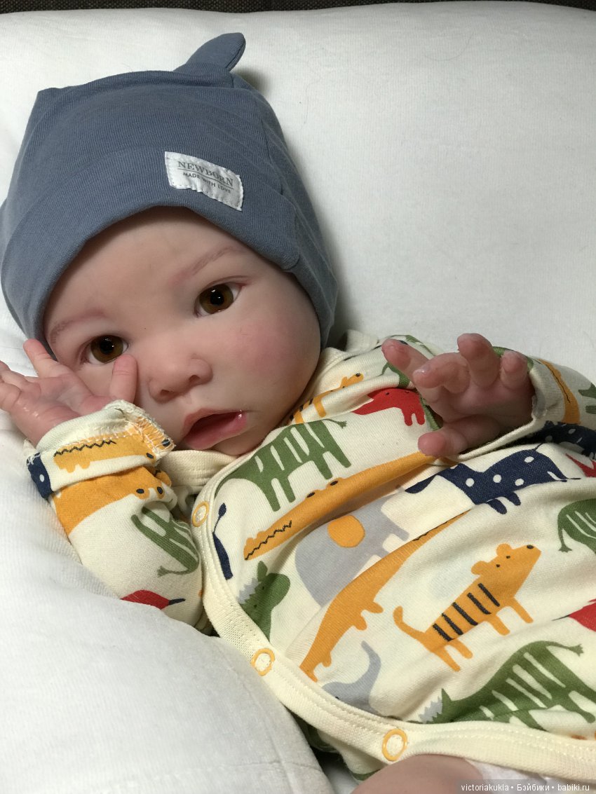 Silicone baby boy 55 cm by Victoria Vihareva-Pechenkina
