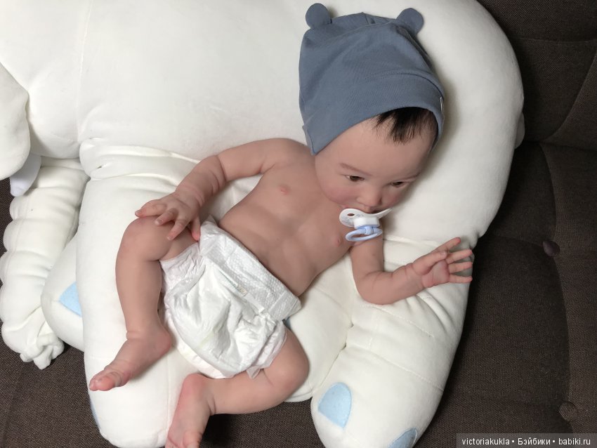 Silicone baby boy 55 cm by Victoria Vihareva-Pechenkina (фото 6)