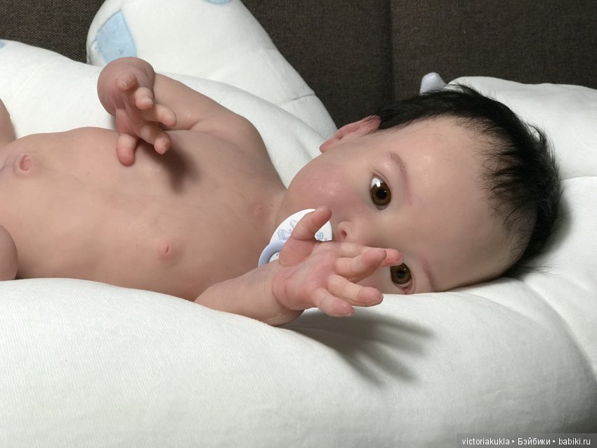 Silicone baby boy 55 cm by Victoria Vihareva-Pechenkina (фото 4)